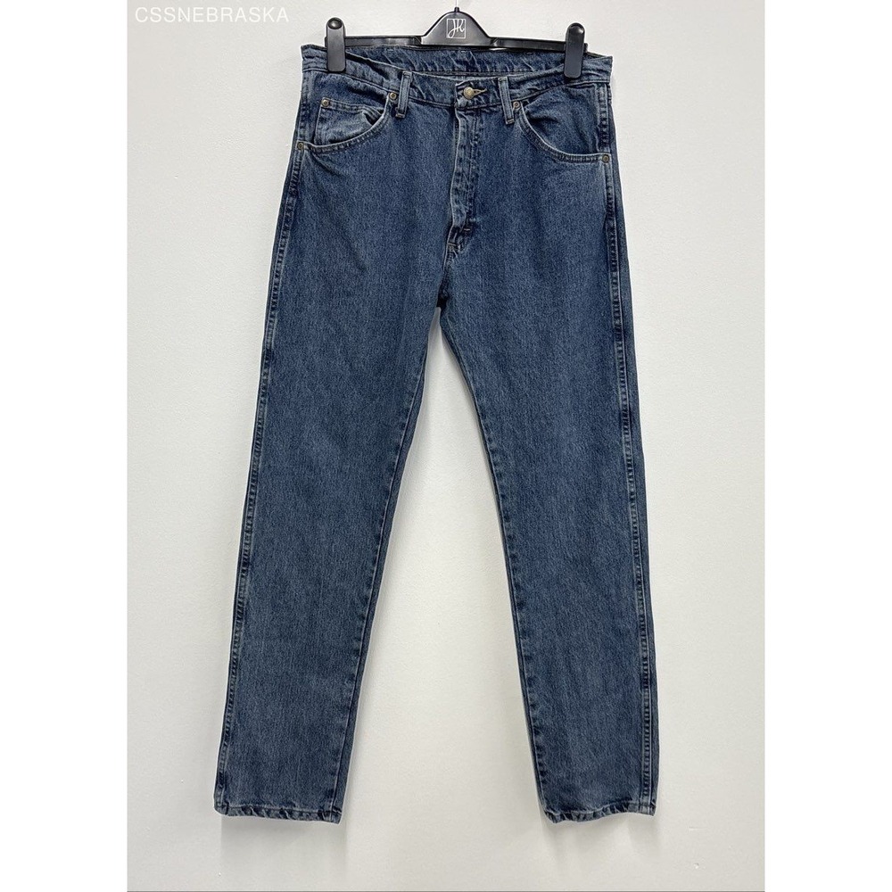 Wrangler Blues Blue Men's‎ 100% Cotton Jeans 10WB902GI - Size 34x32